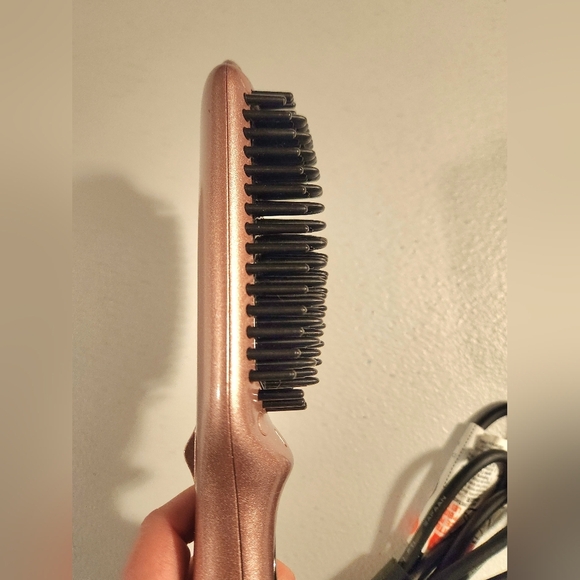 Landot Rose Gold Hair Straightening Brush - Picture 12 of 15
